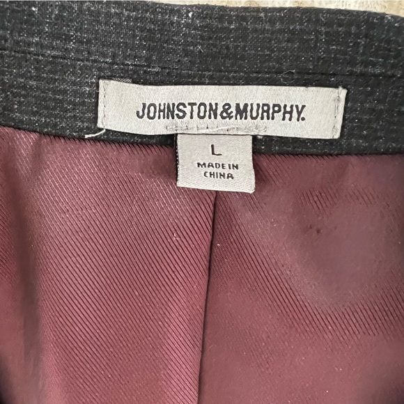 JOHNSTON & MURPHY MEN’S GRAY SPORT COAT Suit Jacket Coat - Picture 6 of 7